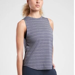 Athleta Cloudlight Striped Muscle Tank